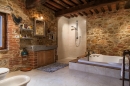 the new bathroom with the Etruscan period washbasin